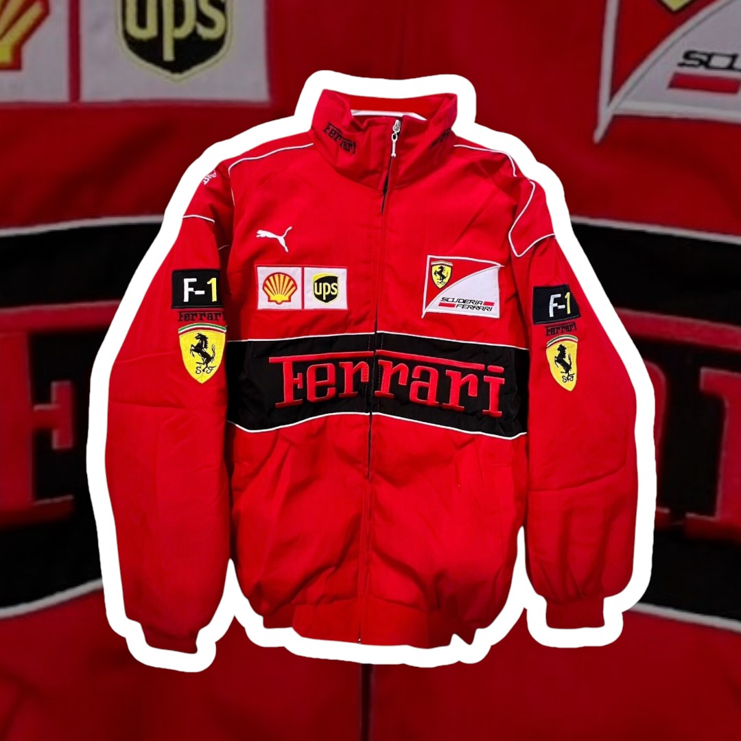 Chaqueta Vintage F1 Ferrari RED