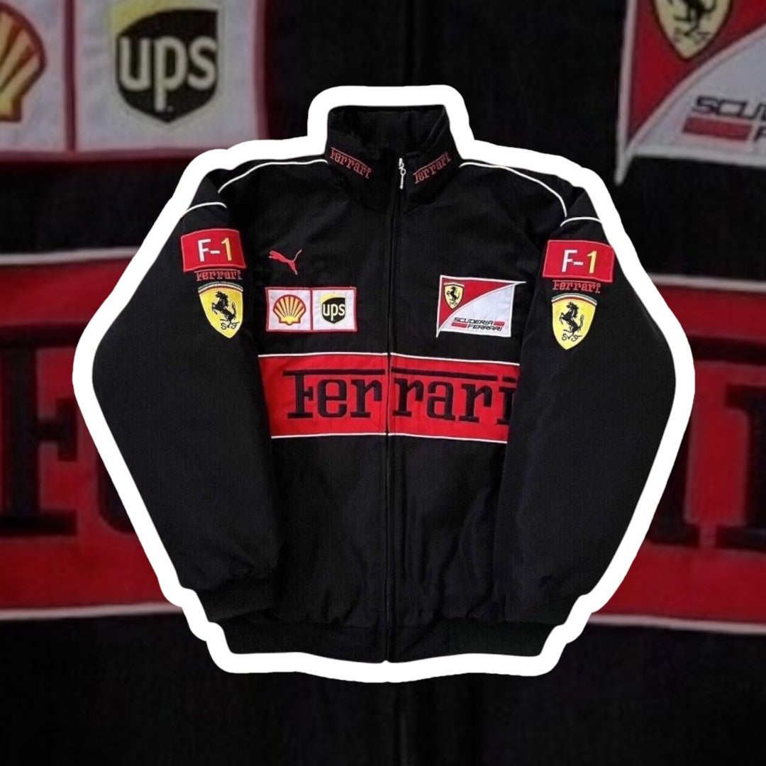 Chaqueta Vintage F1 Ferrari BLACK