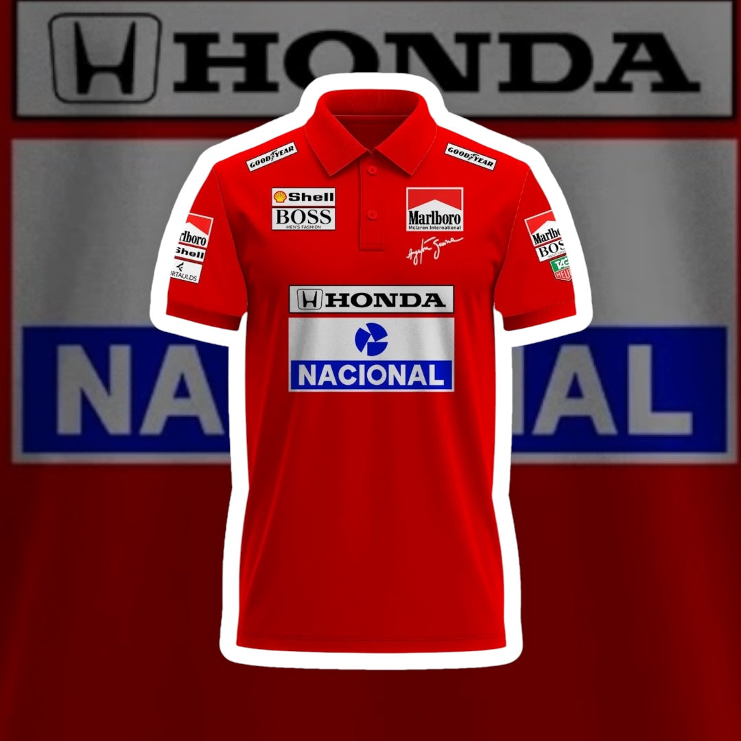 Polera F1 Mclaren Senna Pique