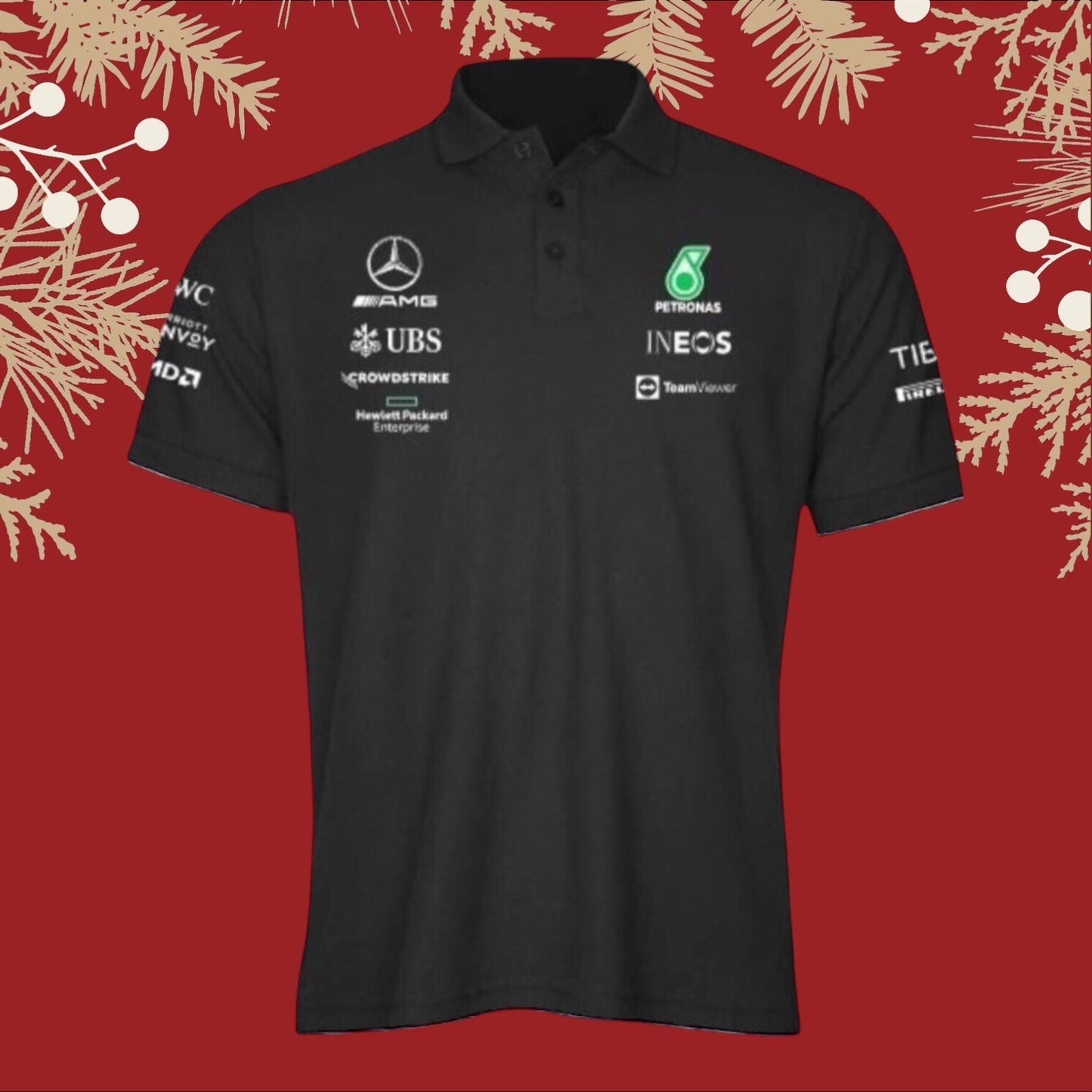 Polera F1 Mercedes Pique 2023