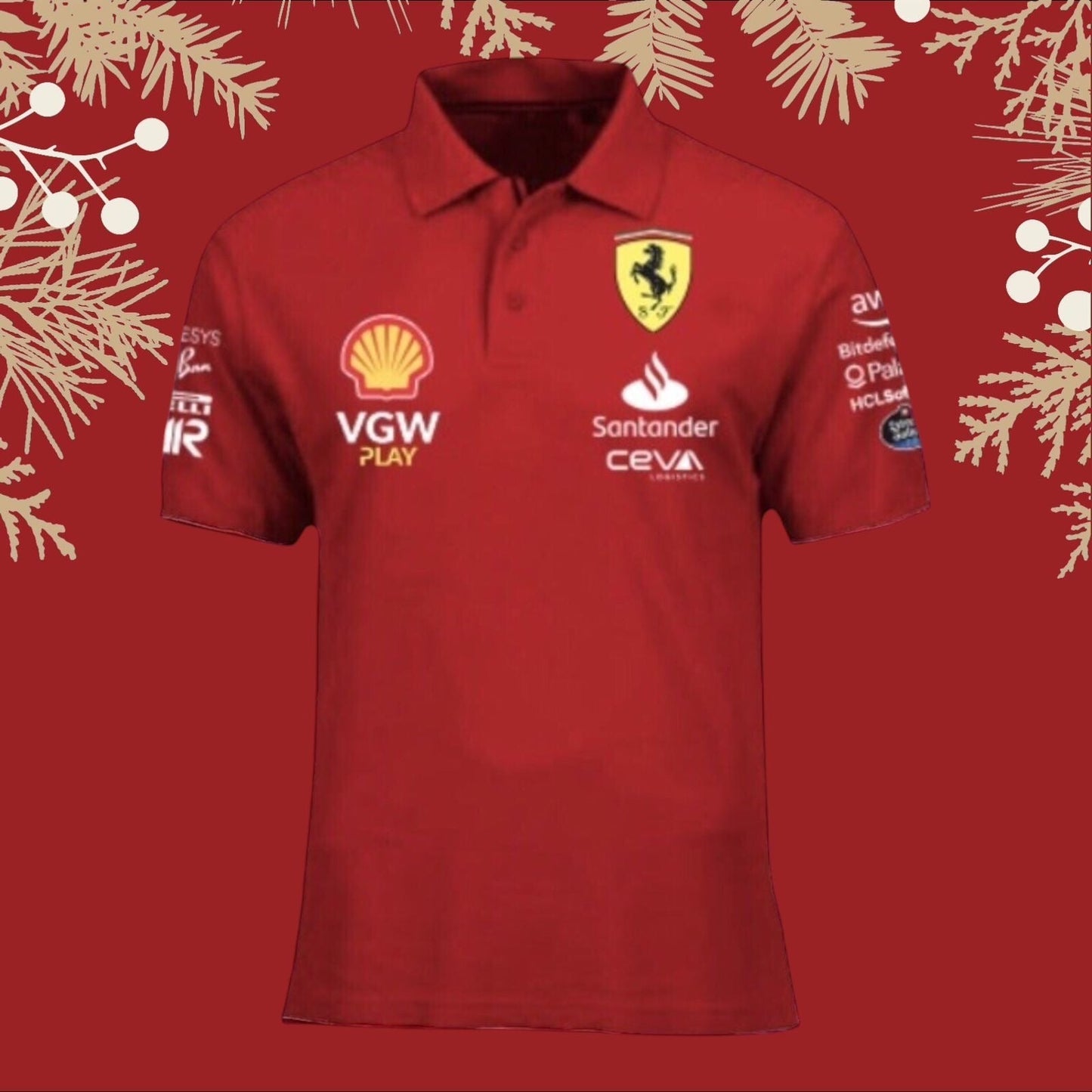 Polera F1 Ferrari Pique