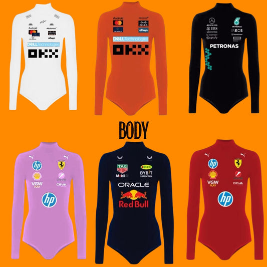 Body Mujer Piloto F1