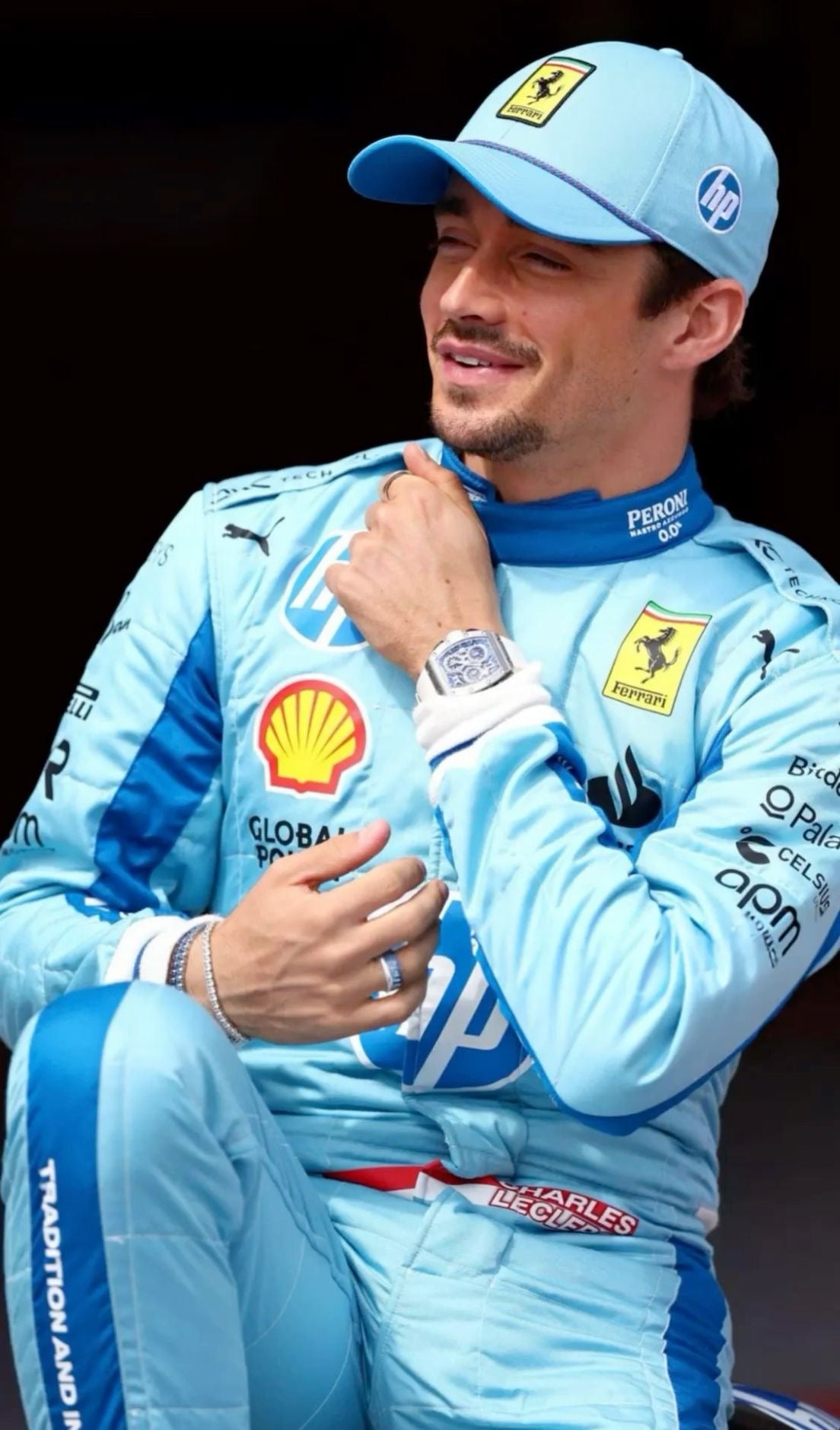 Gorra F1 Ferrari Blue 2024