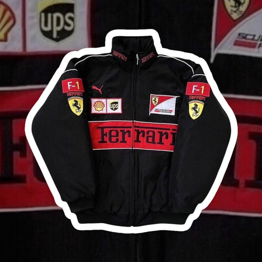 Chaqueta Vintage F1 Ferrari BLACK