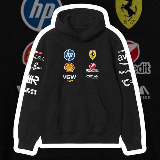 Poleron Ferrari 2025 Negro