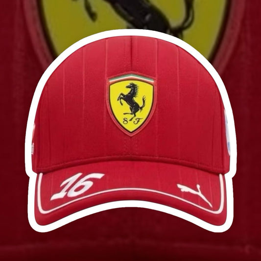 🏎️ Gorra Scuderia Ferrari 2025 – Charles Leclerc Edition 🏎️